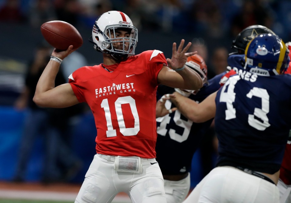 <strong>Former Ole Miss QB Jordan Ta&rsquo;amu, an ex-NFL practice squad player with multiple teams, was the new Showboats franchise&rsquo;s quarterback last season when the team played in Tampa.&nbsp;</strong>&nbsp;(Chris O'Meara/AP file)