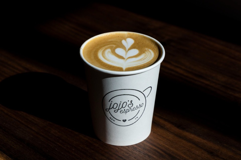 <strong>JoJo's Espresso has menu items like lattes and pastries from local home bakery Palmer House.</strong> (Brad Vest/Special to The Daily Memphian)