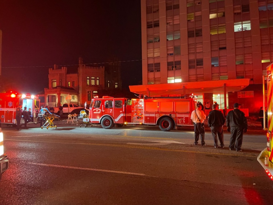 <strong>The Memphis Fire Department&nbsp;initially came to the scene to attend to a first-responder call before noticing the carbon monoxide leak.</strong> (Aarron Fleming/The Daily Memphian)