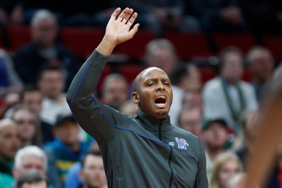 <strong>Memphis coach Penny Hardaway&rsquo;s Tigers overcame a slow start to defeat Nebraska 73-61.</strong>&nbsp; (Craig Mitchelldyer/AP file)