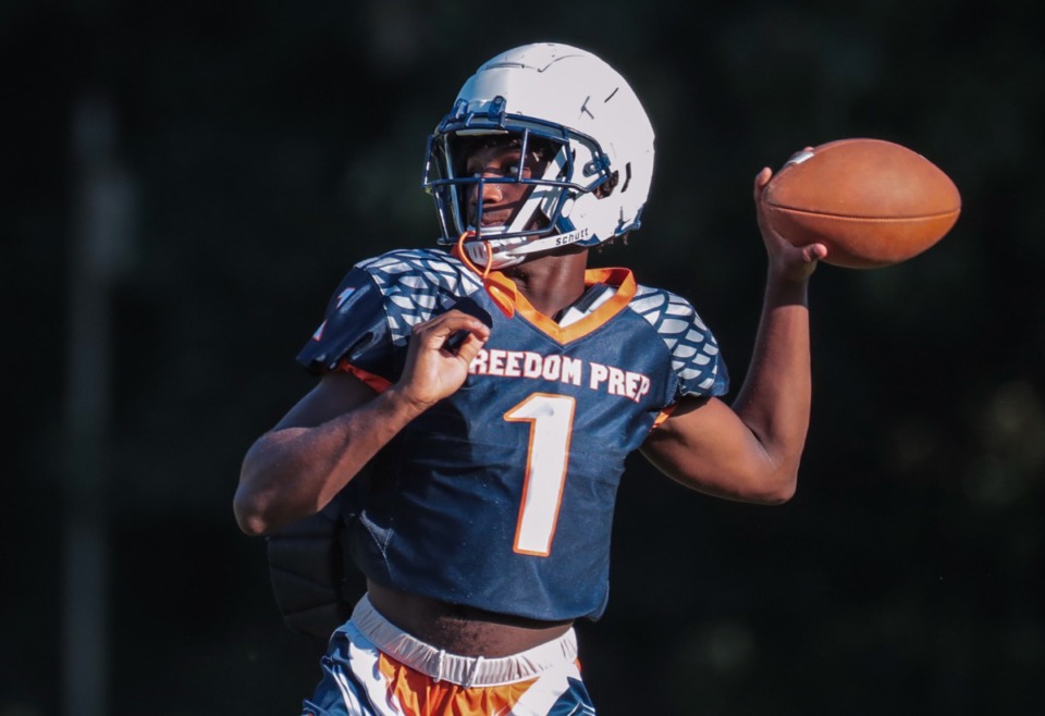 <strong>Freedom Prep&rsquo;s E.J. Gilliam is first-team quarterback on the Region 8-2A football team.</strong> (Patrick Lantrip/The Daily Memphian file)