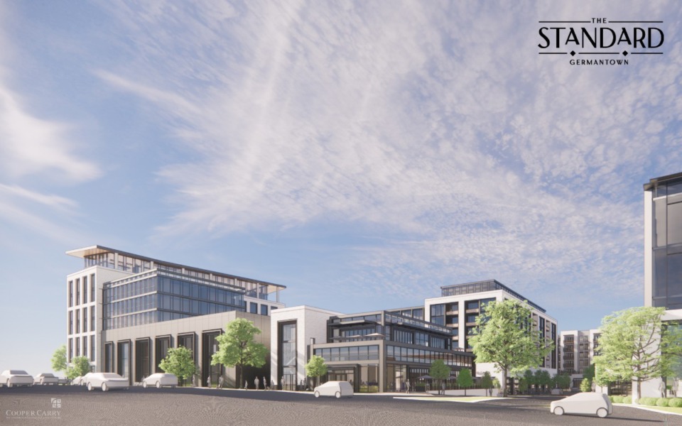 <strong>The Planning Commission unanimously favored a third outline plan for what has been renamed The Standard Germantown, seen here in a rendering.</strong> (Submitted)