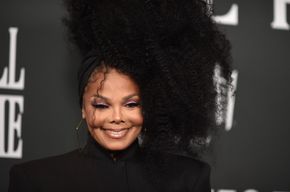 <strong>Janet Jackson poses in the press room during the Rock &amp; Roll Hall of Fame Induction Ceremony on Saturday, Nov. 5, 2022, at the Microsoft Theater in Los Angeles.</strong> (Photo by Richard Shotwell/Invision/AP)