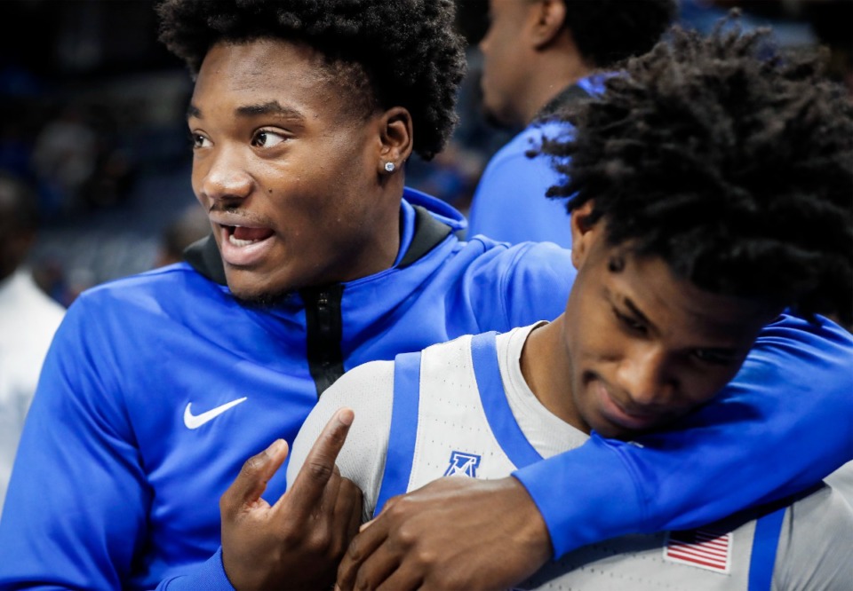 <strong>Memphis Tigers guard Damaria Franklin (left) was ruled eligible by the NCAA on Monday. Expect Franklin to come off the bench against Alabama Tuesday.</strong> (Mark Weber/The Daily Memphian file)