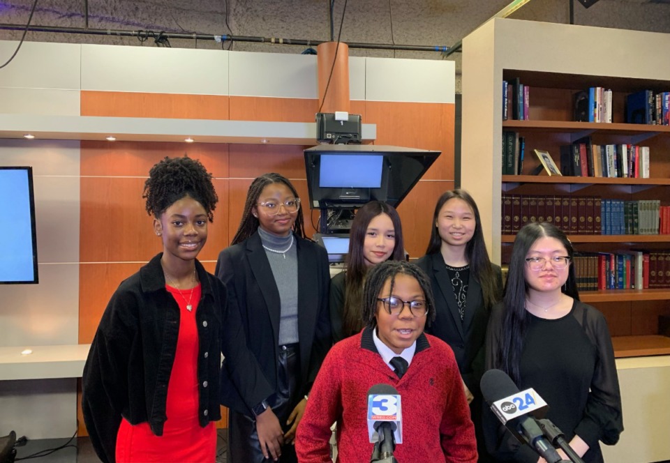 <strong>Six students call themselves the &ldquo;Save the G Squad.&rdquo; They wanted to ensure student voices were heard as the Germantown schools transition out of the county district.</strong> (Abigail Warren/The Daily Memphian)