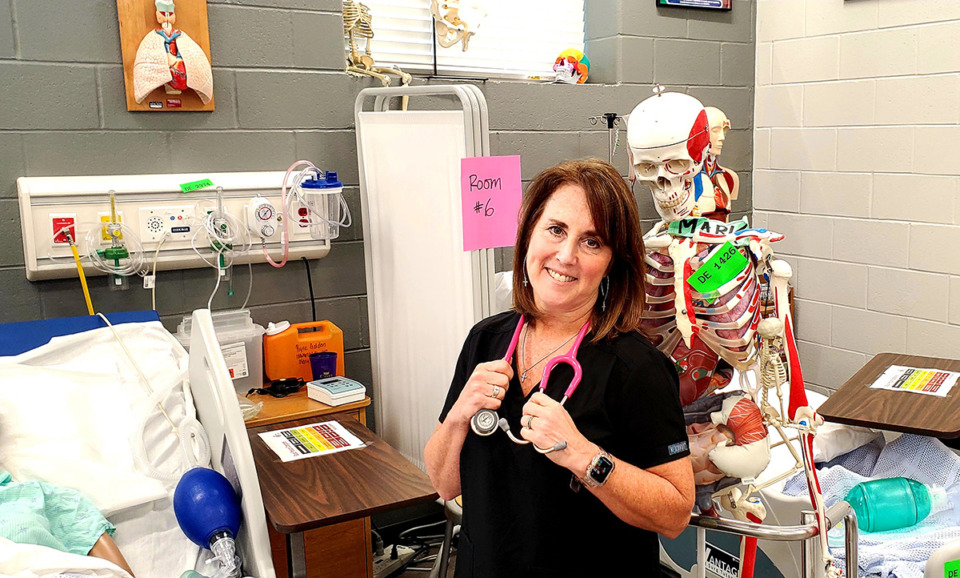 <strong>Lorna Golden, a former ICU nurse, was selected to be the 2022 Teacher of the Year for DeSoto County Schools.</strong> (Toni Lepeska/Special to The Daily Memphian)