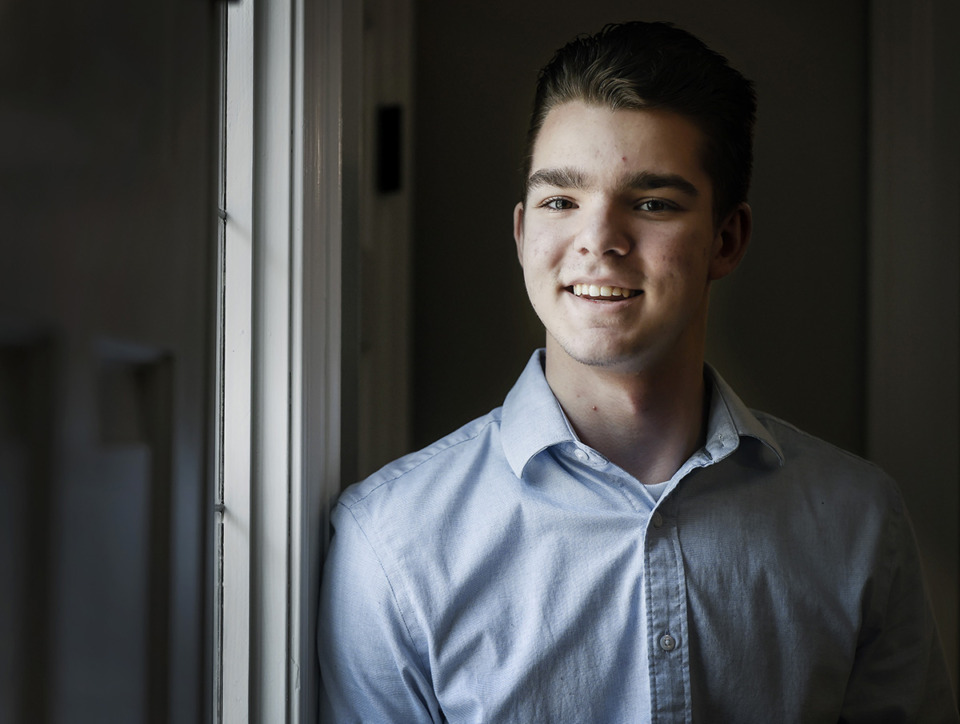<strong>Blake Freeman, recently won the 8th Congressional District of Tennessee&rsquo;s Congressional App Challenge for his&nbsp;Google Chrome extension app, called DeskHealth.</strong> (Mark Weber/The Daily Memphian)