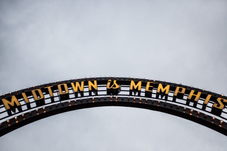 <strong>Midtown is Memphis signage in Overton Square.</strong> (Daily Memphian file)