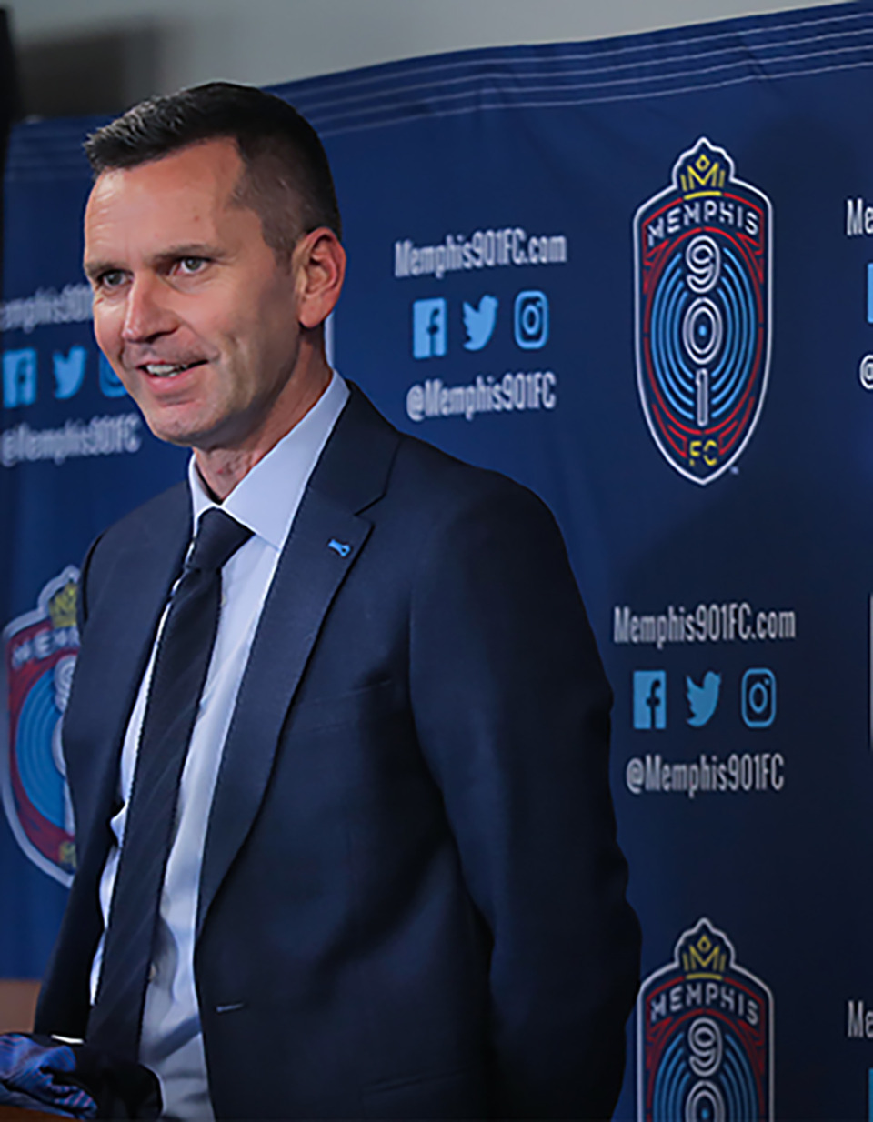 <strong>Memphis 901 FC&rsquo;s new coach Stephen Glass will open the new season in March.</strong> (Patrick Lantrip/The Daily Memphian file)