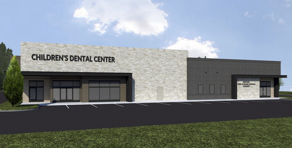 <strong>The Children's Dental Center will occupy half of one of the three buildings at the MemDent Medical Office Complex. Construction should start this spring.</strong> (Courtesy Wilbanks Architecture &amp; Associates)
