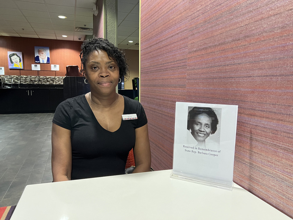 <strong>Themetria Cunningham, a night cook at the Clarion Hotel in Downtown Nashville, had a close relationship with state Rep. Barbara Cooper, who died in October 2022.</strong> (Ian Round/The Daily Memphian)