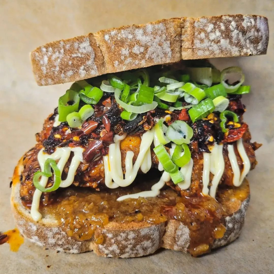 <strong>Jennifer Biggs says the Sichuan pepper jelly chicken sandwich at Loaf in Brooks Caf&eacute;&nbsp;is her favorite (for right now).</strong> (Courtesy Loaf)