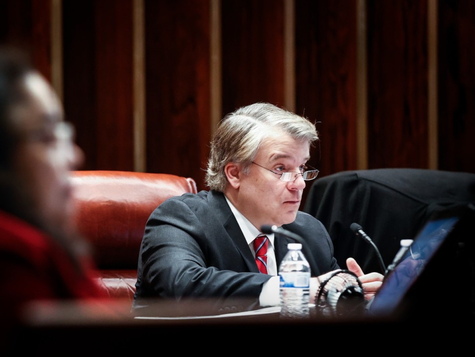 <strong>City Council member Frank Colvett, Jr., during a committee session on crime on Tuesday, Jan. 24, 2023.</strong> (Mark Weber/The Daily Memphian)