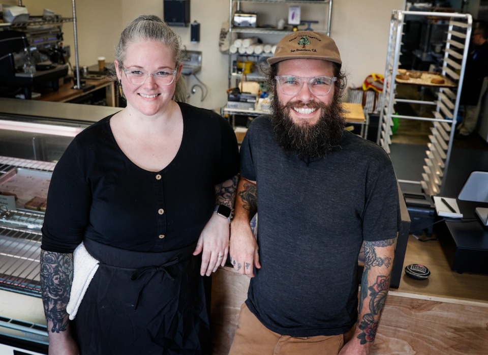 <strong>Lulu's Cafe and Bakery co-owners Stephanie Blanda and Don Gaines.</strong> (Mark Weber/The Daily Memphian)